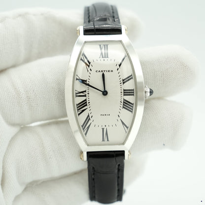 Cartier Tonneau W1509551 Platinum 950 White Dial