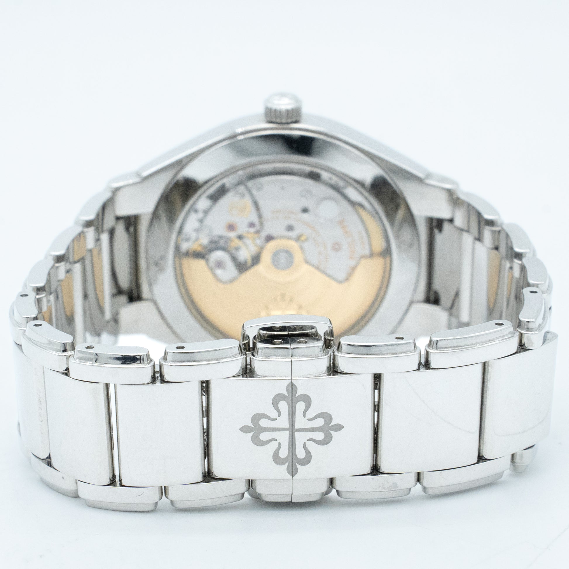 Patek Philippe Twenty~4 Steel & Diamond Olive Green Ladies Watch 7300/1200A-011