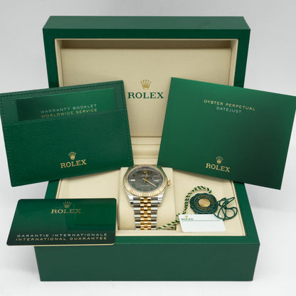 Rolex Datejust 126333 Wimbledon Dial Two Tone Yellow Gold/Steel