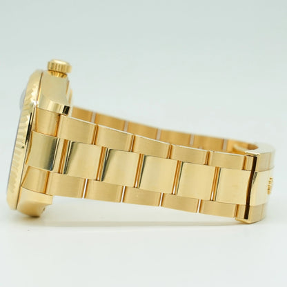 Rolex Sky-Dweller 42mm Yellow Gold Green Dial Fluted Jubilee 336938
