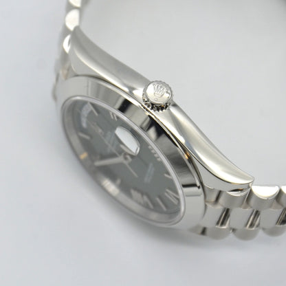 Rolex c Day Date President Platinum Green 40mm