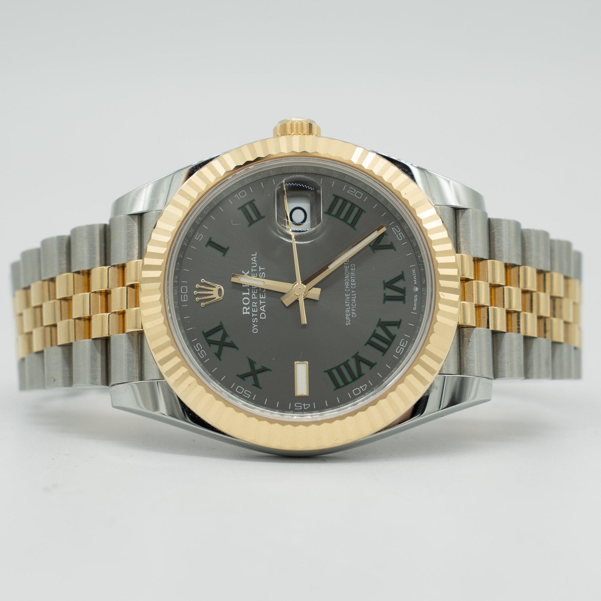 Rolex Datejust 126333 Wimbledon Dial Two Tone Yellow Gold/Steel
