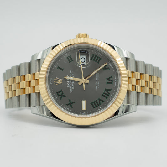 Rolex Datejust 126333 Wimbledon Dial Two Tone Yellow Gold/Steel