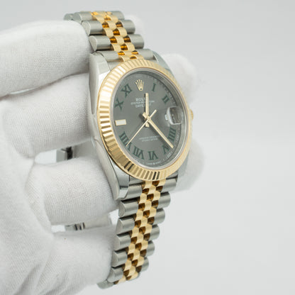 Rolex Datejust 126333 Wimbledon Dial Two Tone Yellow Gold/Steel