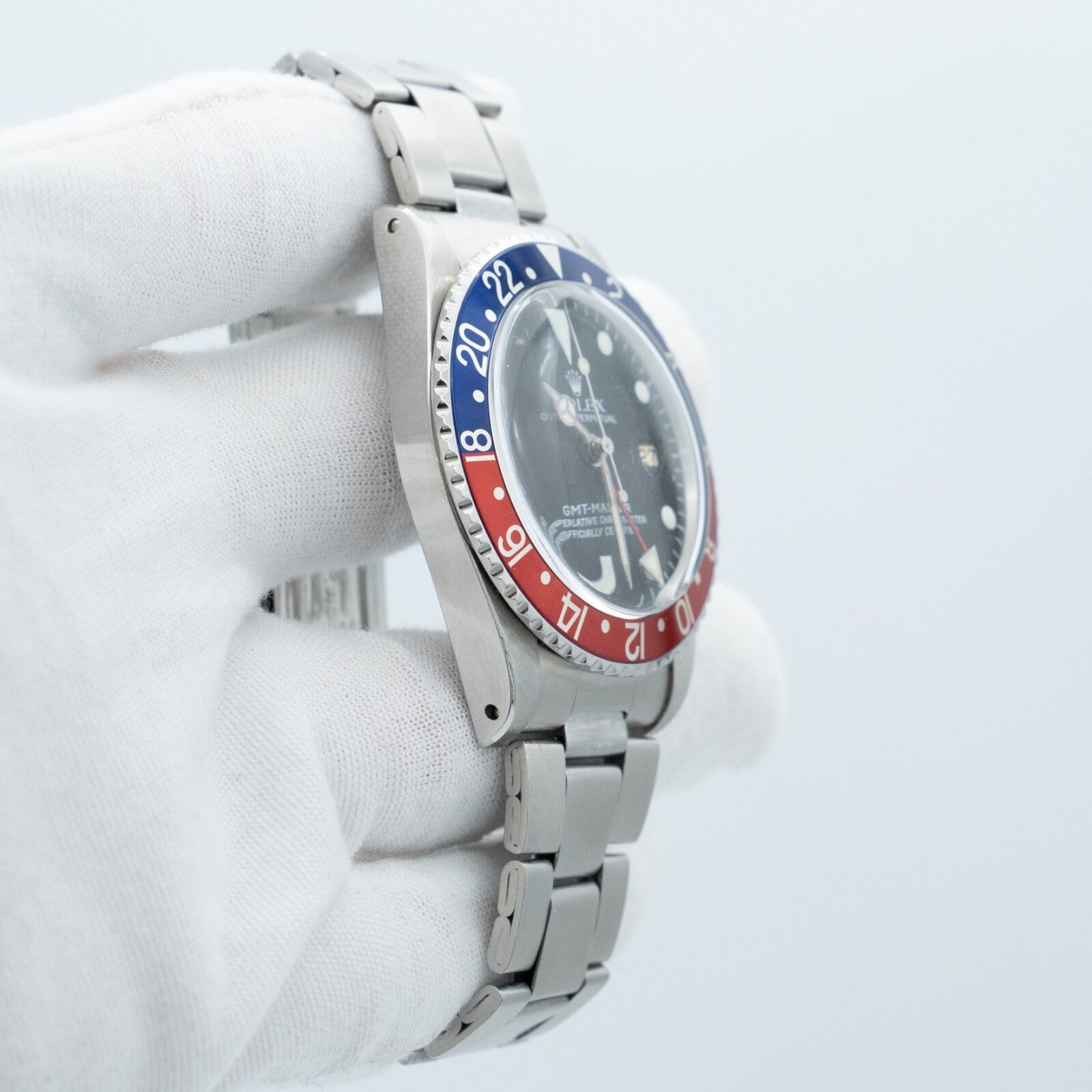 Rolex GMT-Master Pepsi 40mm Ref.1675 Black Dial