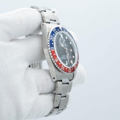 Rolex GMT-Master Pepsi 40mm Ref.1675 Black Dial