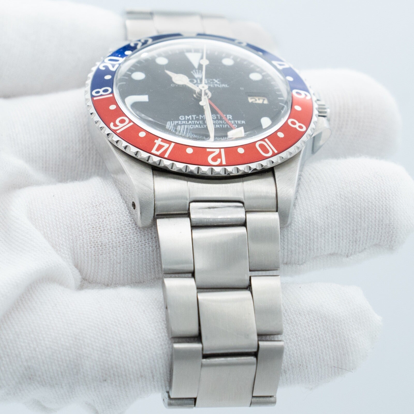 Rolex GMT-Master Pepsi 40mm Ref.1675 Black Dial