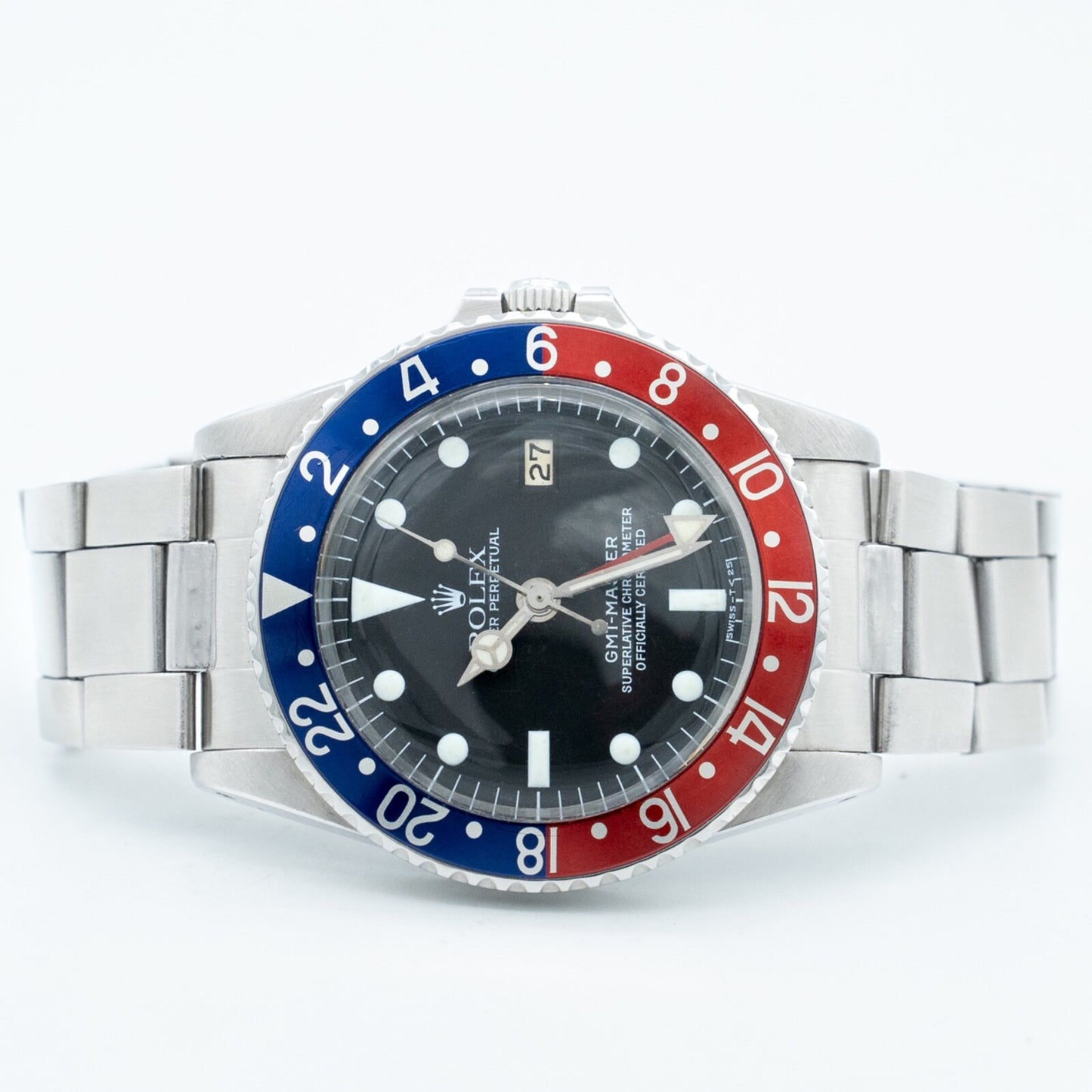Rolex GMT-Master Pepsi 40mm Ref.1675 Black Dial