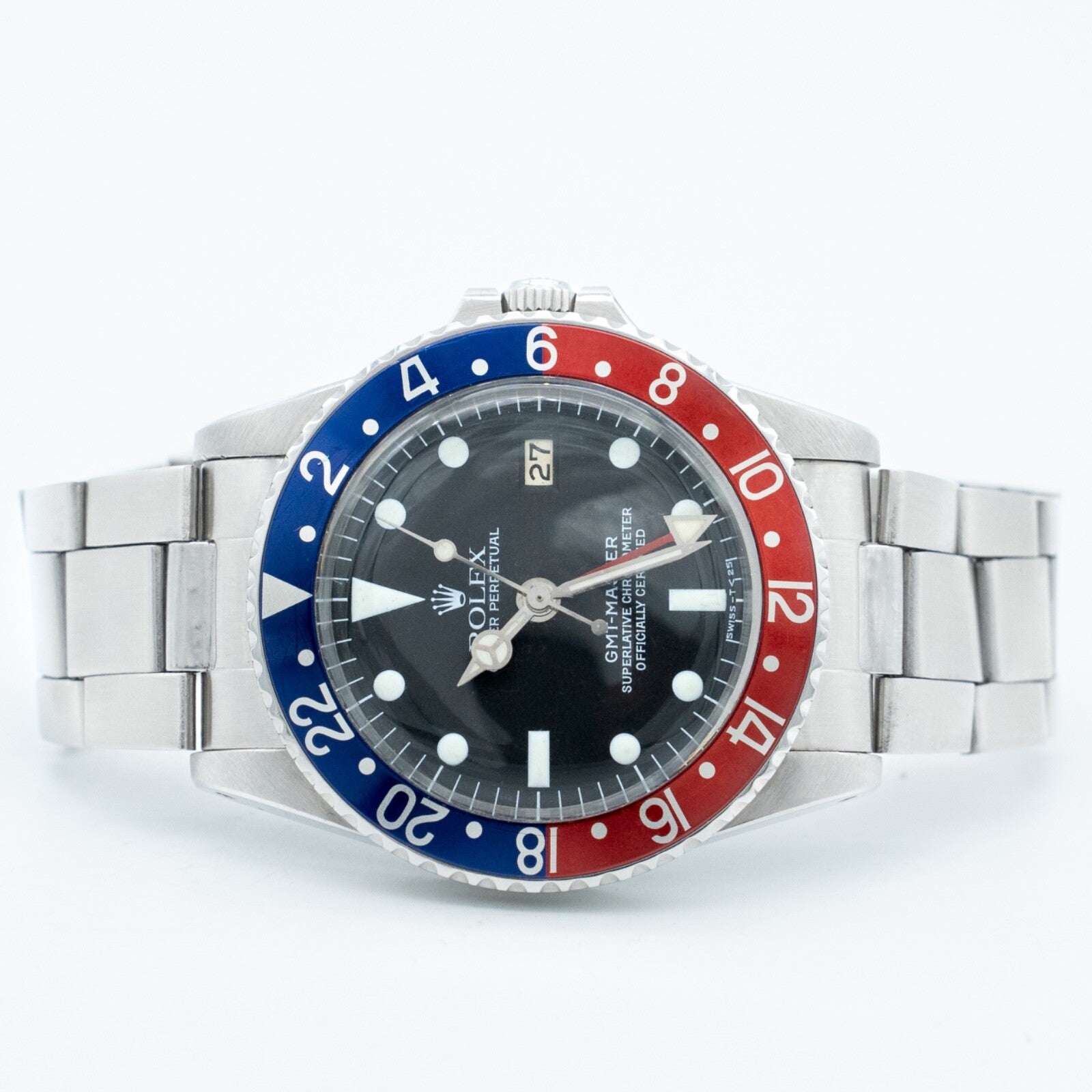 Rolex GMT-Master Pepsi 40mm Ref.1675 Black Dial