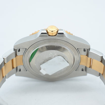 Rolex GMT-Master II Gold & Steel 116713LN Oyster Bracelet Black Dial