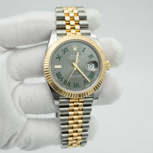 Rolex Datejust 126333 Wimbledon Dial Two Tone Yellow Gold/Steel