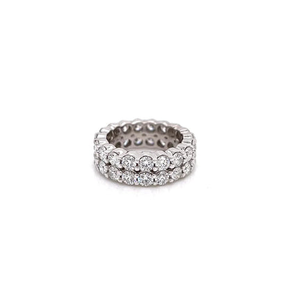 4.73 Total Carat Ladies Prong-Set Diamond Band