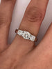 1.25 Carat Round Diamond Three Stone Engagement Ring