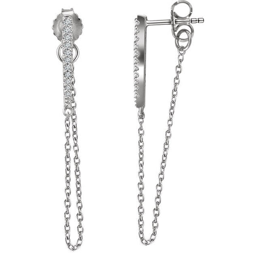 1.10 CTW Diamond Earrings