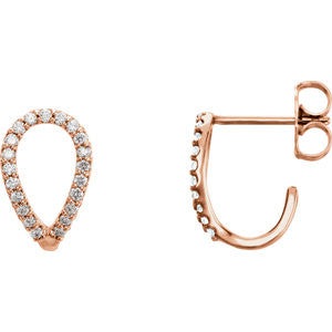 1.5 CTW Diamond Geometric Earrings