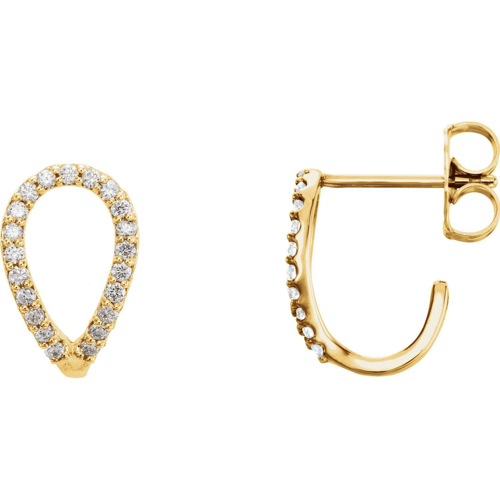 1.5 CTW Diamond Geometric Earrings