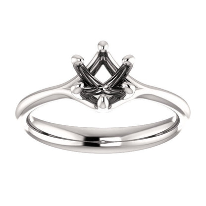 Round Engagement Ring Mounting