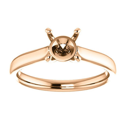 Four Prong Engagement Ring Mounting