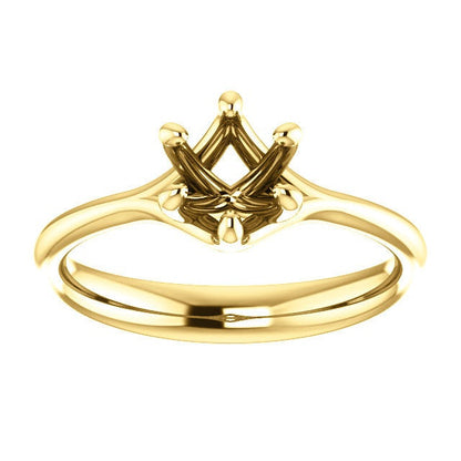 Round Engagement Ring Mounting
