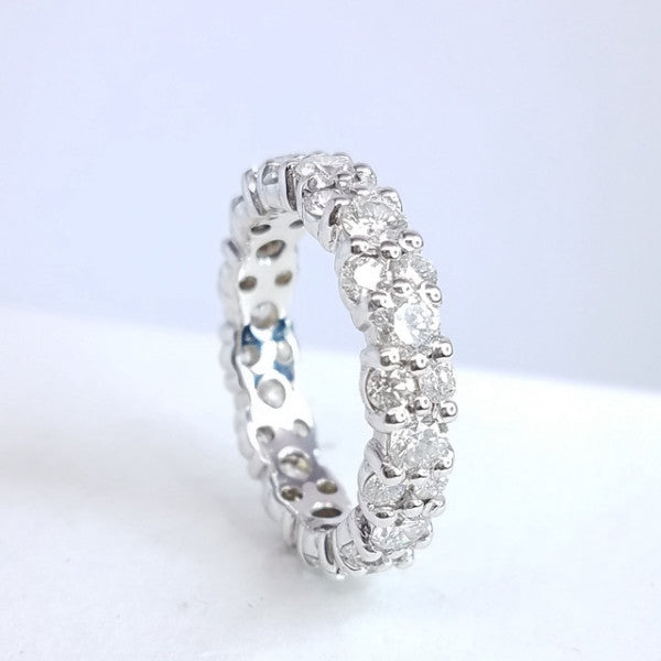 "ETNBD01725" Alternating Diamond Eternity Band