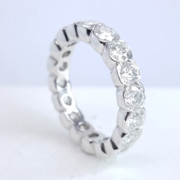 "ETNBD01179" Bezel Set Diamond Eternity Band