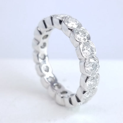 "ETNBD01179" Bezel Set Diamond Eternity Band