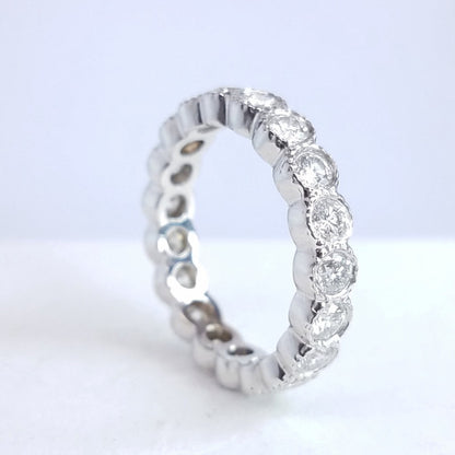 "ETNBD01670" Diamond Eternity Band With A Rigid Edge