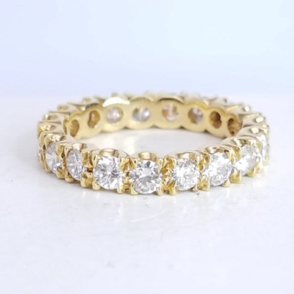 "ETNBD01942" Diamond Eternity Ring in 18K Yellow Gold