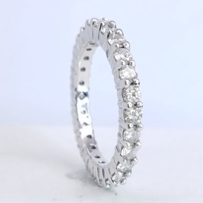 "ETNBD01339" Platinum Diamond Eternity Band