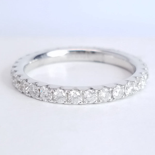 "ETNBD02003" Diamonds Eternity Ring in 18K White Gold