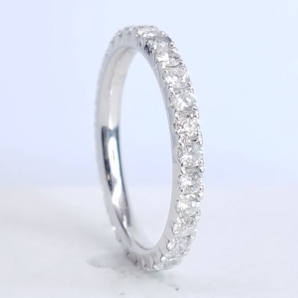 "ETNBD02003" Diamonds Eternity Ring in 18K White Gold