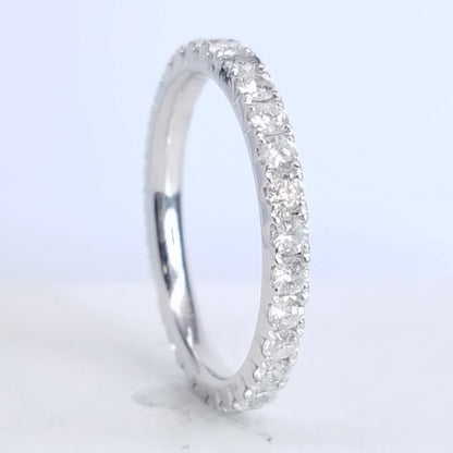 "ETNBD02003" Diamonds Eternity Ring in 18K White Gold