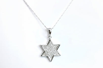 "PEND01126" Star Of David Diamond Pendant