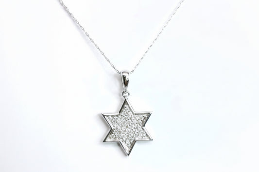 "PEND01126" Star Of David Diamond Pendant