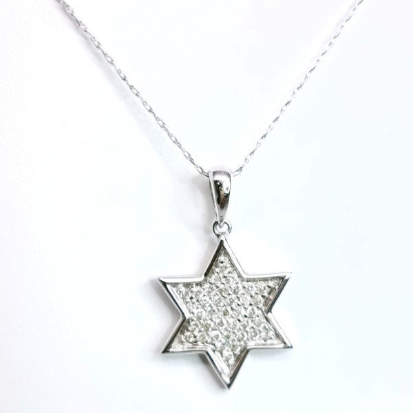 "PEND01126" Star Of David Diamond Pendant