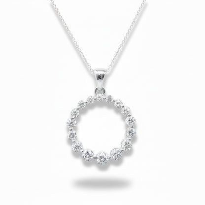 "PEND01038" Diamond Circle Of Life