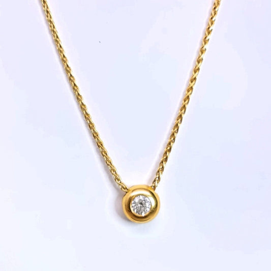 "PEND01344" DIAMOND PENDANT 18K YELLOW GOLD PEND01344
