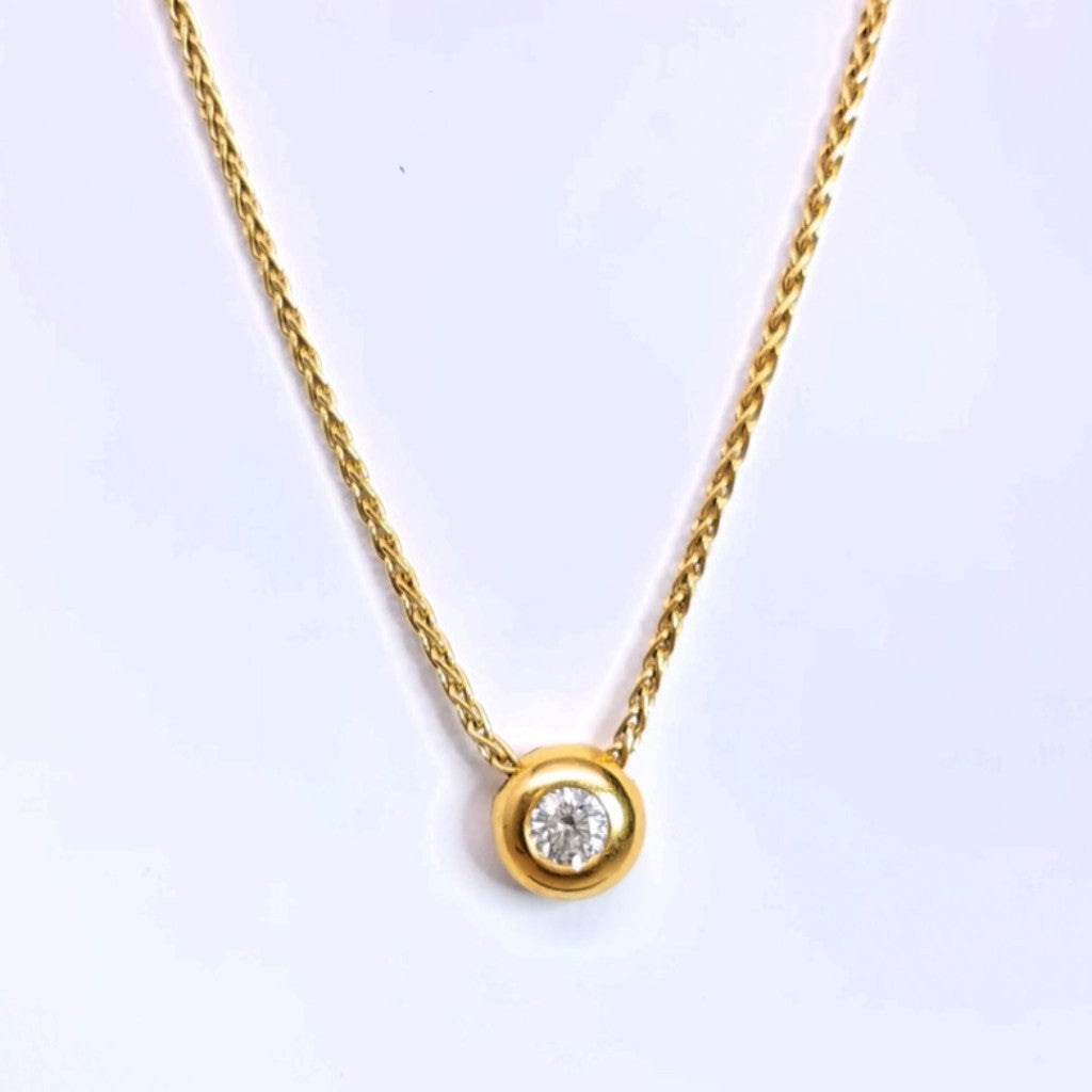"PEND01344" DIAMOND PENDANT 18K YELLOW GOLD PEND01344