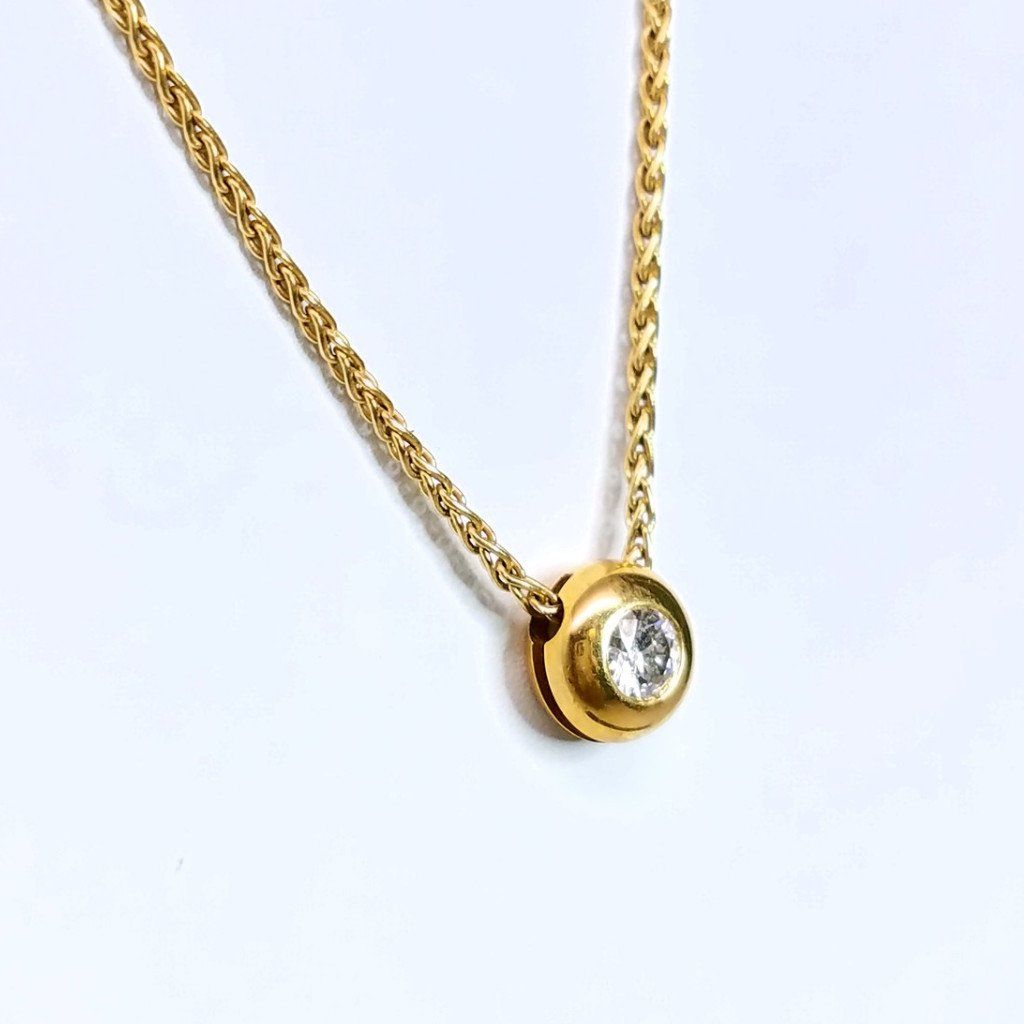 "PEND01344" DIAMOND PENDANT 18K YELLOW GOLD PEND01344