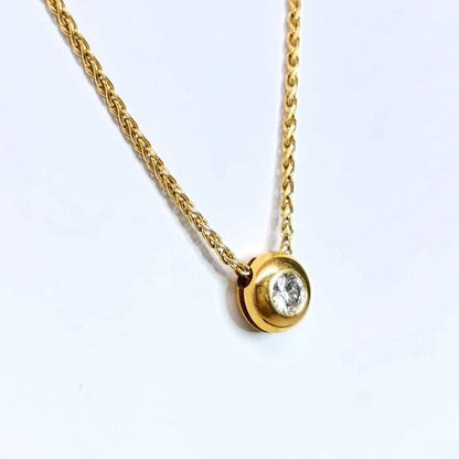 "PEND01344" DIAMOND PENDANT 18K YELLOW GOLD PEND01344