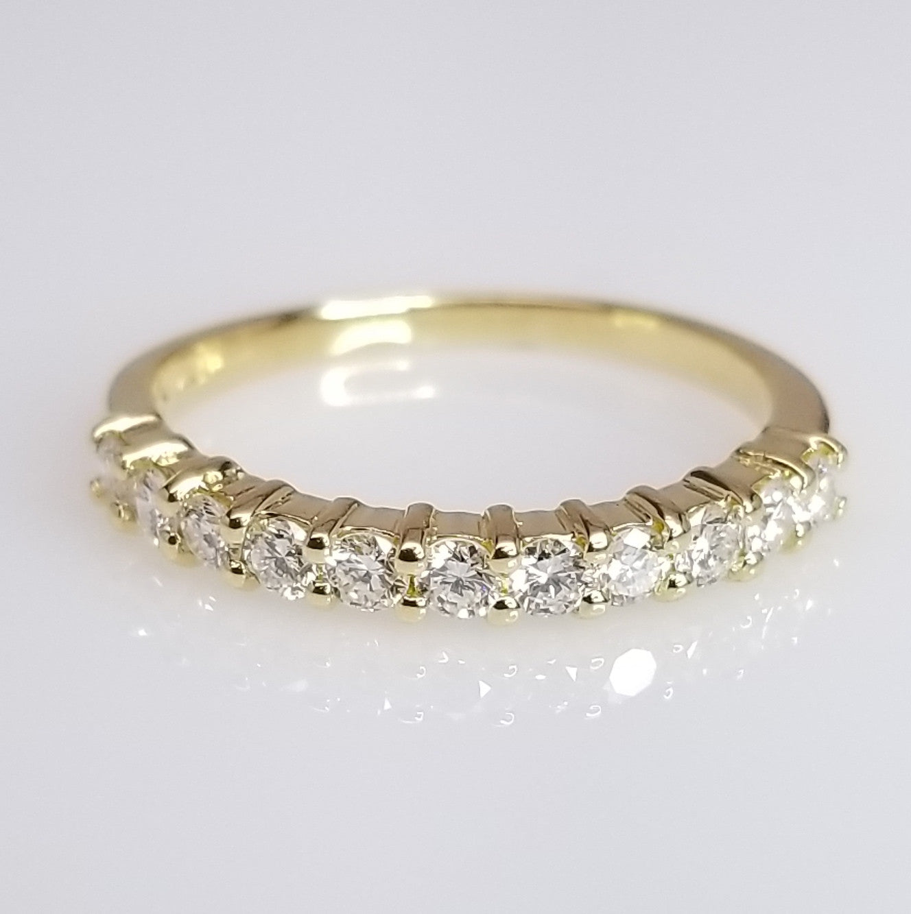 "DBAND01909" Yellow Gold Diamond Wedding Band 0.41cts