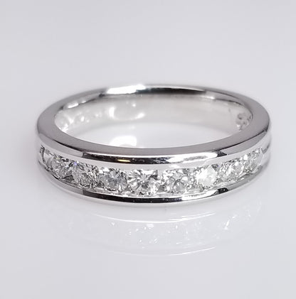 "DBAND01912" Channel Set Diamond Wedding Band
