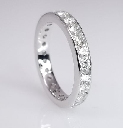 "ETNBD03042" Channel Set Diamond Eternity Band