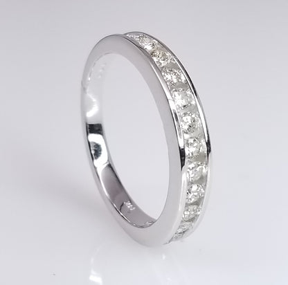 "DBAND01908" Channel Set Diamond Wedding Band