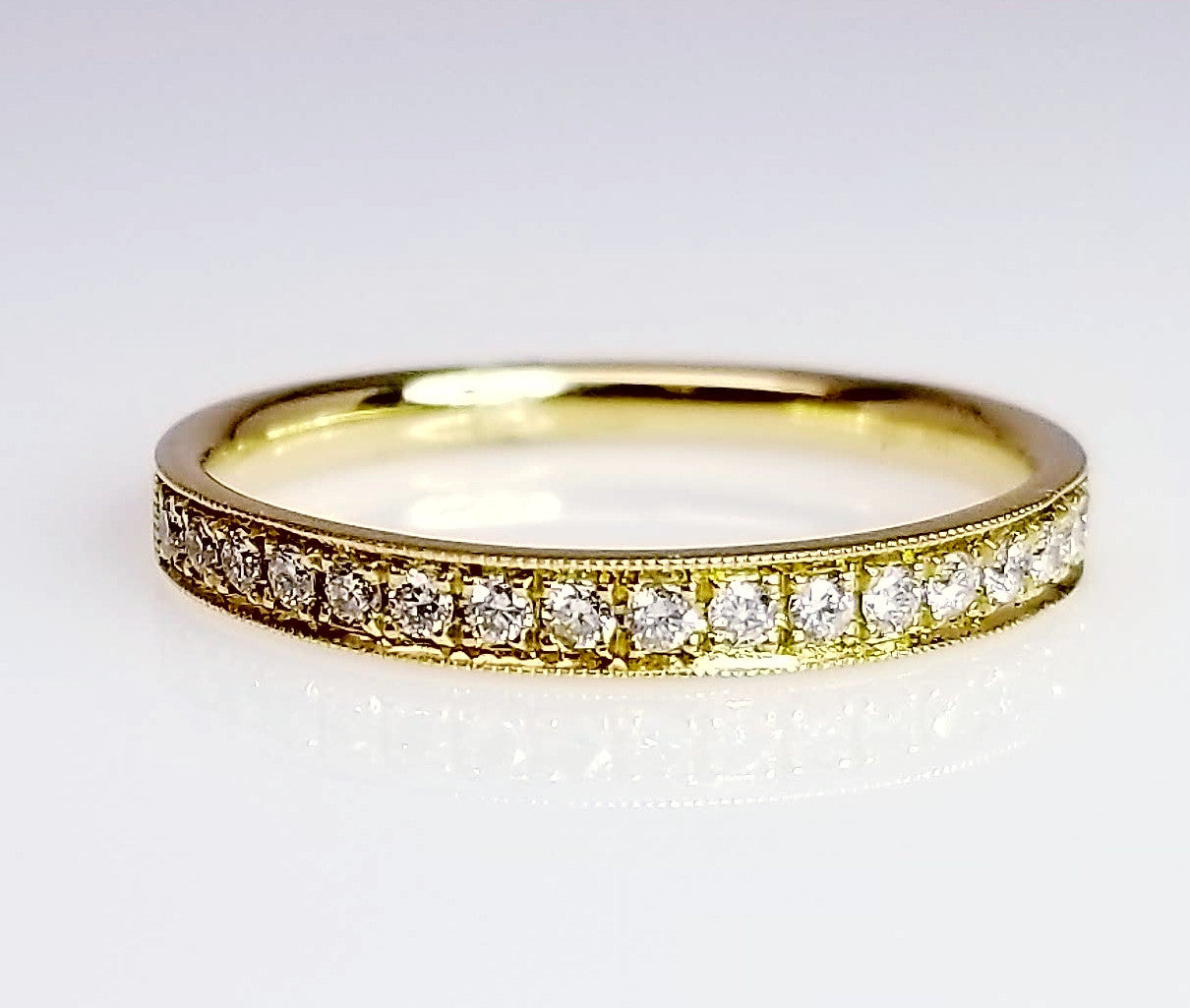 "DBAND01881" Diamond Eternity Ring in 18K Yellow Gold