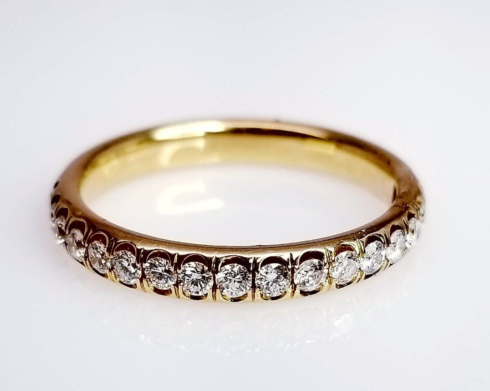 "ETNBD01588" Diamond Eternity Rings in 18K Yellow Gold 0.72cts