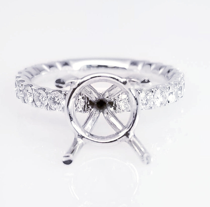 'ENGR02289" Signature Diamond Engagement Ring Setting: New "U"