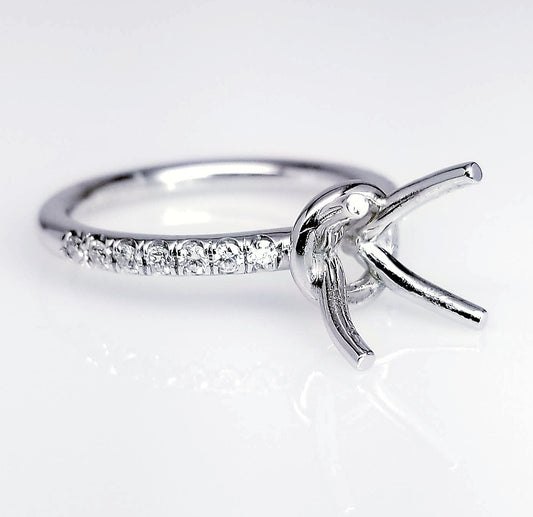 "ENGR02419" Diamond Engagement Ring Setting