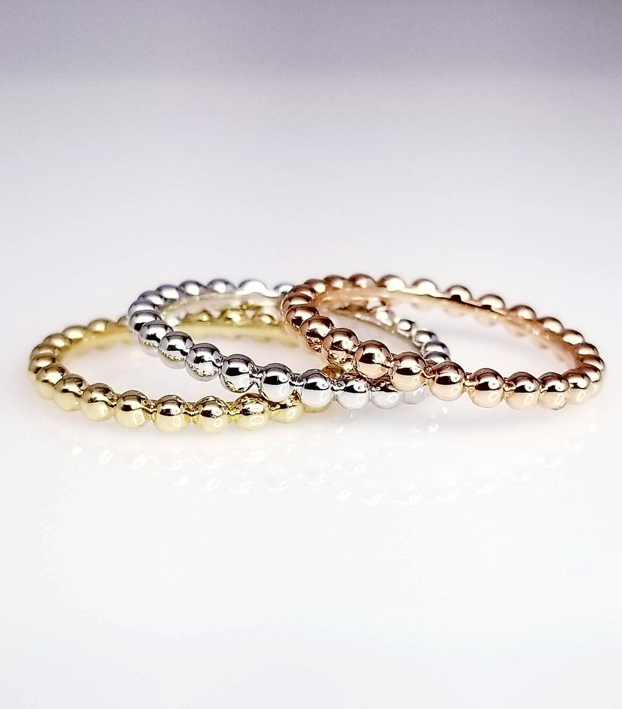 Delicate Ball Bead Stacking Band