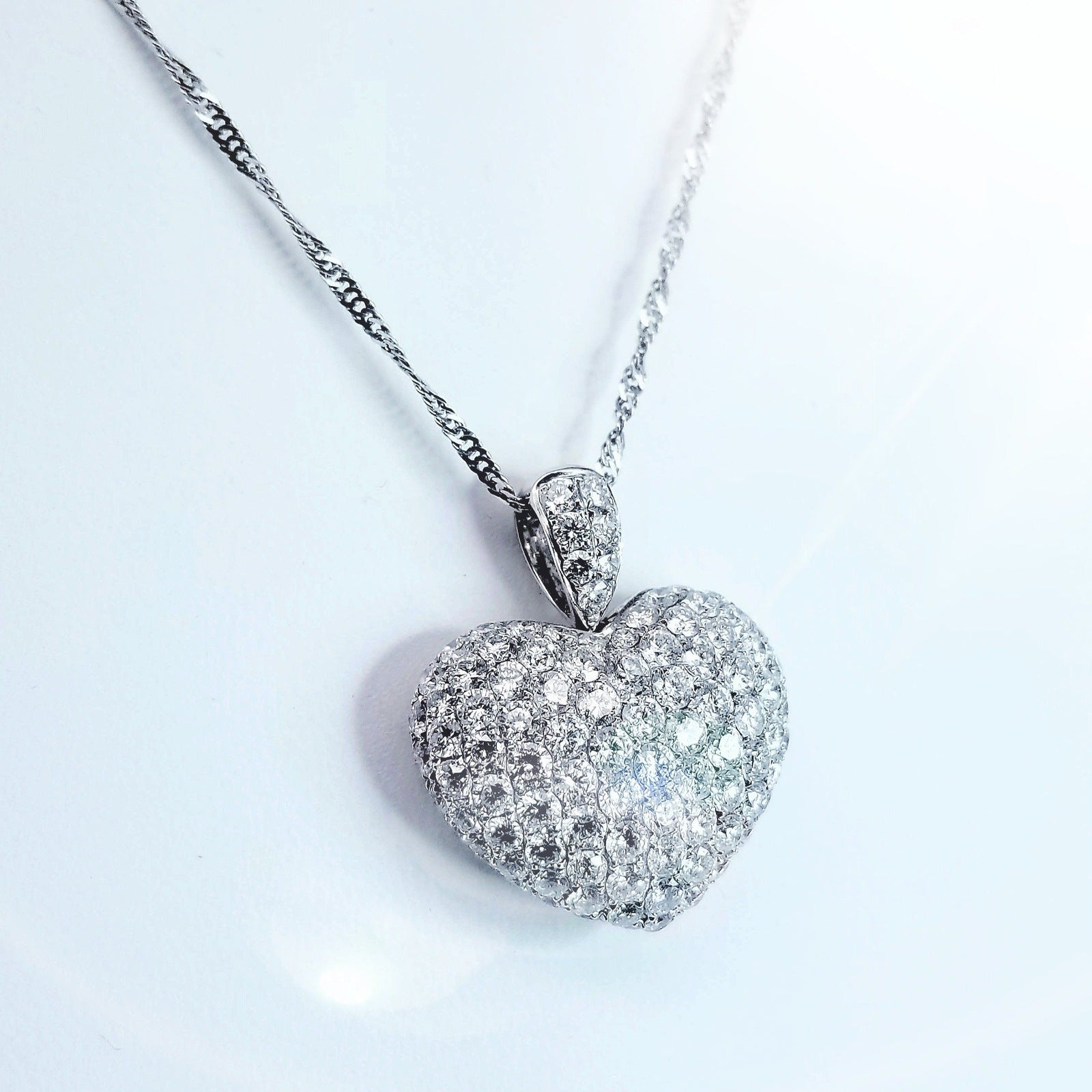 "PEND01254" Ladies Diamond Heart Pendant